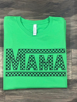 MAMA Checkered T-Shirt