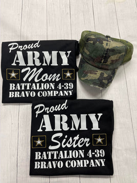 Proud Army w/ info T-Shirt
