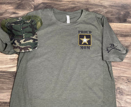 Army w/ Battalion on Sleeve T-Shirt