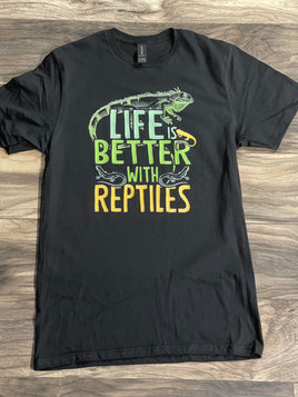 Life is Better With Reptiles Shirt