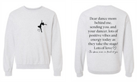 Dear Dance Mom Behind Me