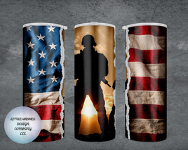 American Soldier Tumbler
