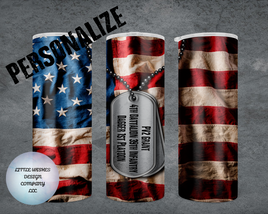 American Dog Tags Tumbler
