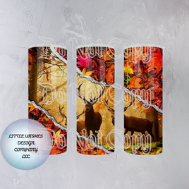 Deer w/ Leaves Tumbler