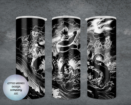 Ursula Black & White Tumbler